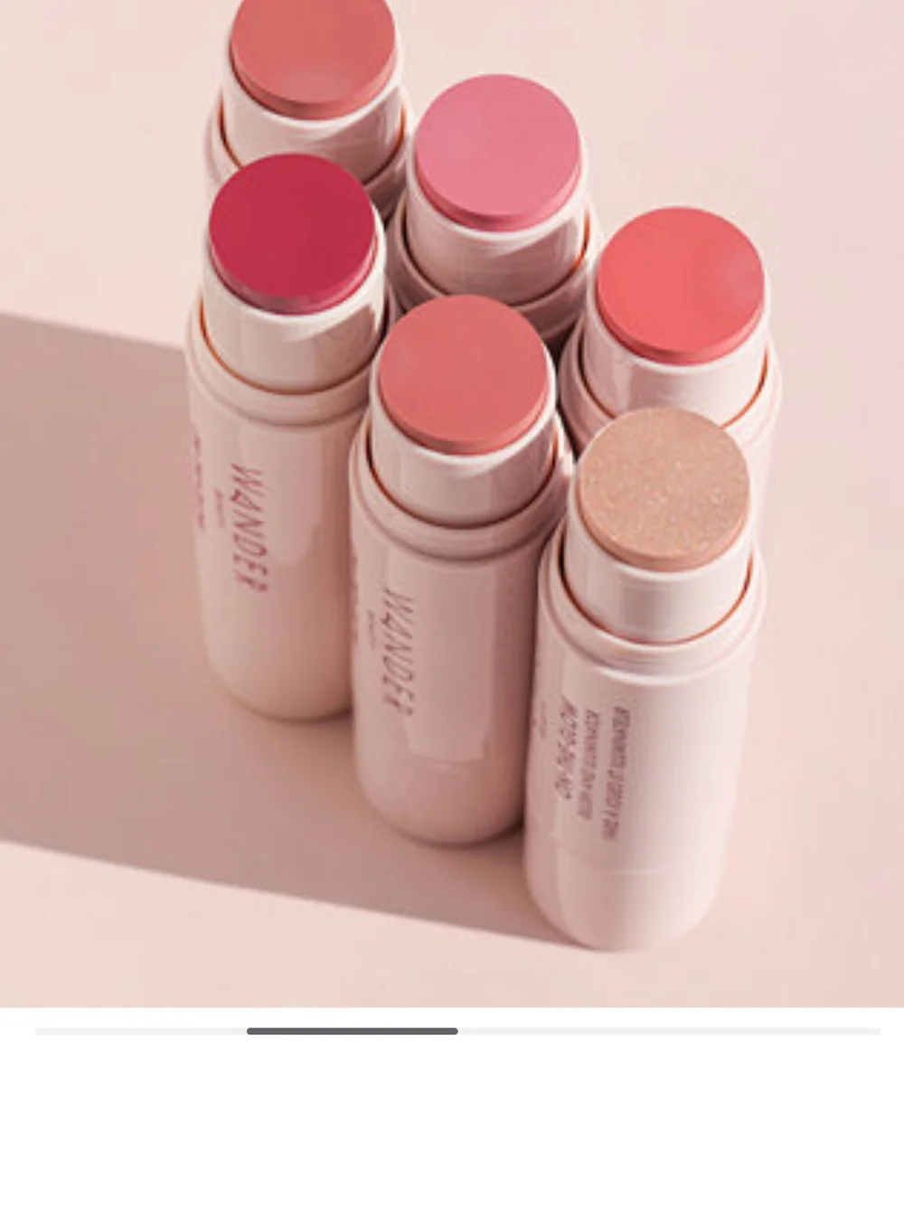 Wander Beauty Dual-Ended Blush & Illuminator Stick — In Sienna Sunset NIB